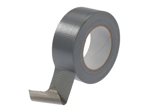 Graues Gewebeband (Bauklebeband), Rolle 50 mm × 50 m