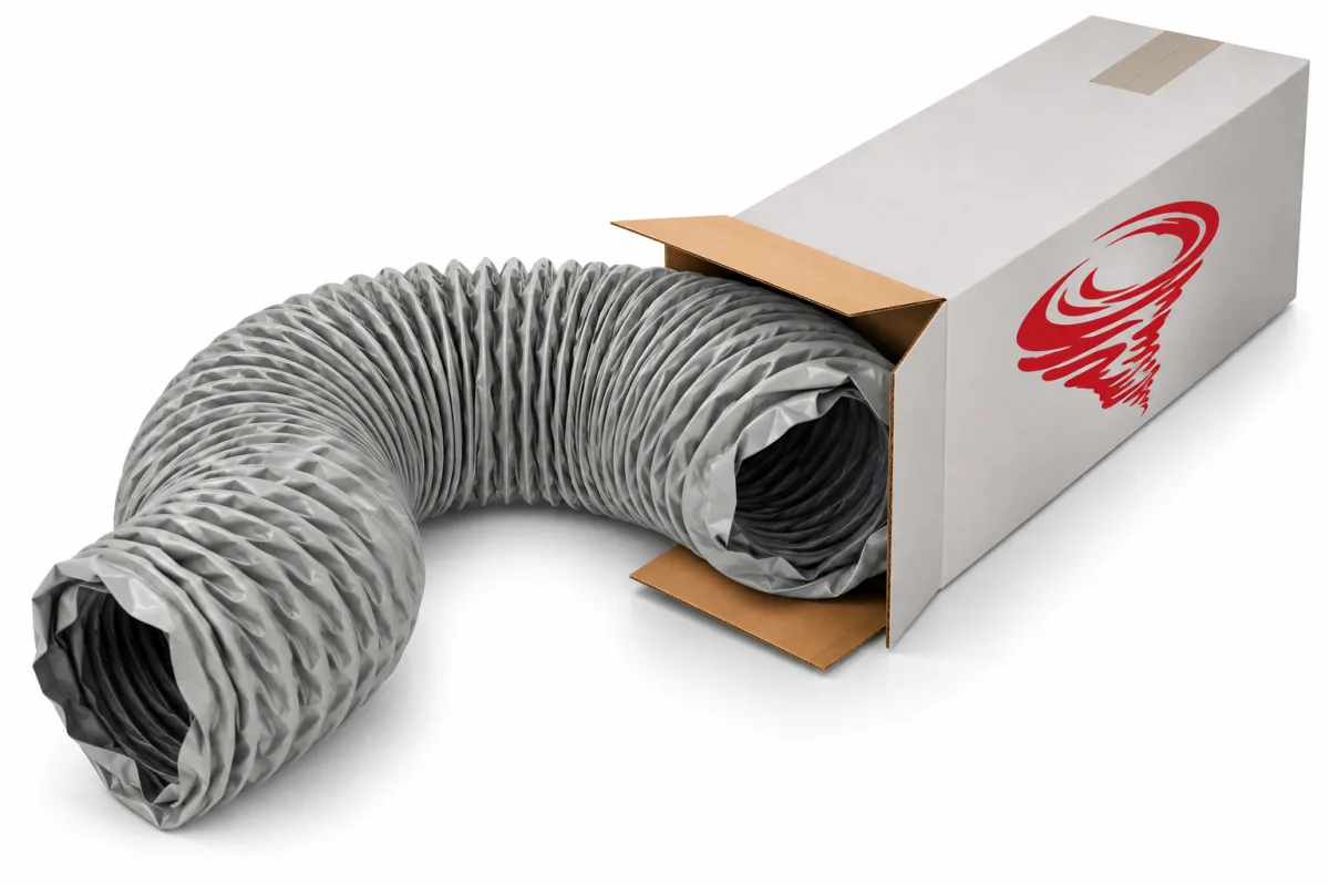 Greyflex-Schlauch, grauer PVC-Flexschlauch, Rolle 10 m